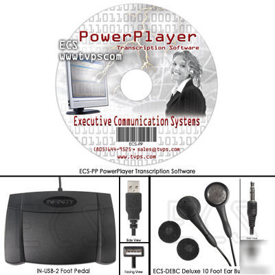 Powerplayer digital audio transcription software kit