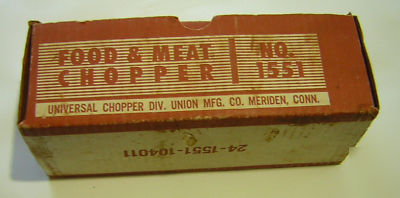Universal food and meat chopper/climax, model no.1551