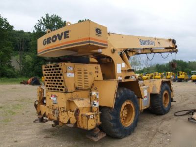 Grove rt 522 rough terrain crane 4X4 swinger cummins