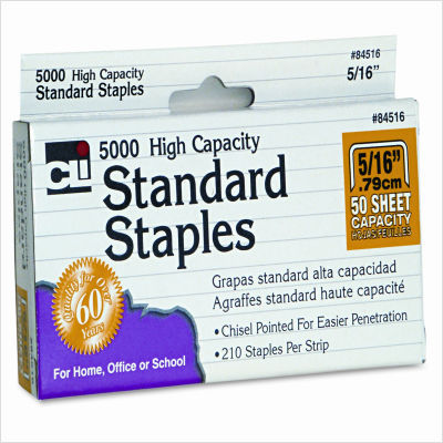 Heavy duty chisel pointed staples, 5000/box