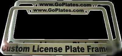 Profitable goplates.com pesonalized auto frames company