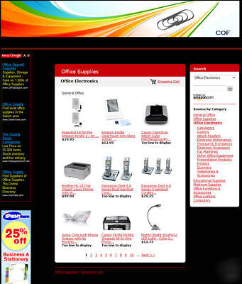 $profitable office supply website business for sale $