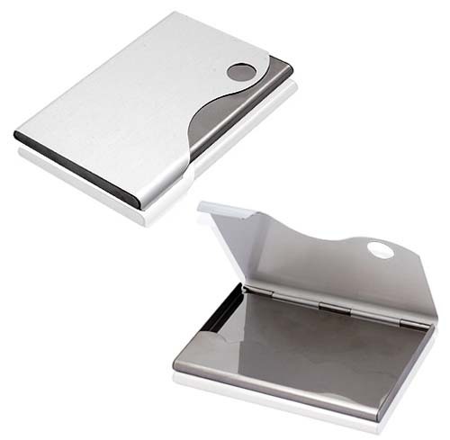 â˜… stainless steel â˜… business name id card case holder â˜