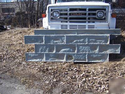 Concrete forms, block work, one of a kind, fiberglass