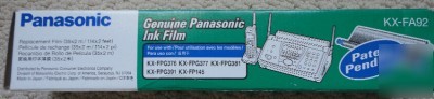 New original genuine panasonic ink film kx-FA92