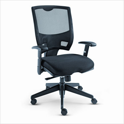 Epoch mesh mid-back swivel/tilt chair black