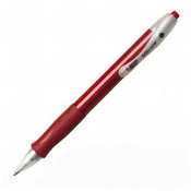 (12) bic velocity gel roller pens red retractable