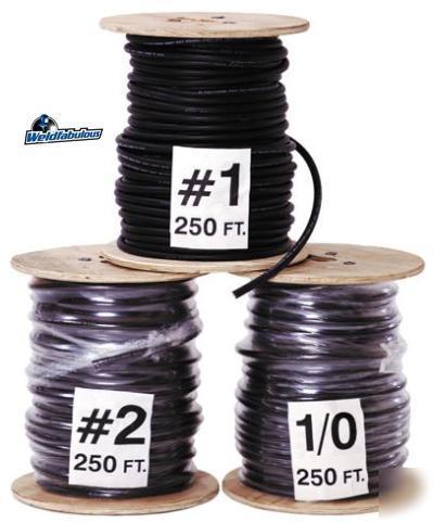2/0 welding battery cable 250 feet made in usa black