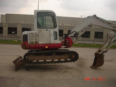 Takeuchi tb 145 rubber track excavator 
