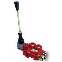 1 bank hydraulic log splitter lever valve 40 l/min 3/8