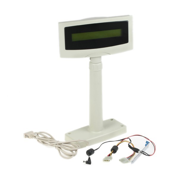 Lcd pos customer pole display point of sale RS232