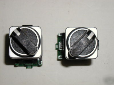 Black 3 position selector switches ( qty. 2 )