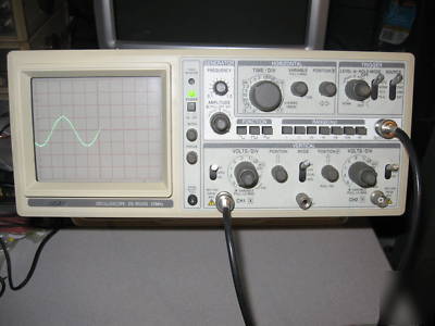 Lg/goldstar os-9020G 20 mhz oscilloscope w/function gen