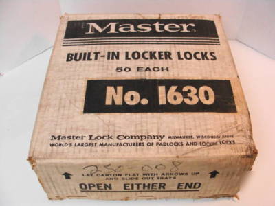 New 25 master combo locks for school lockers # 1630 