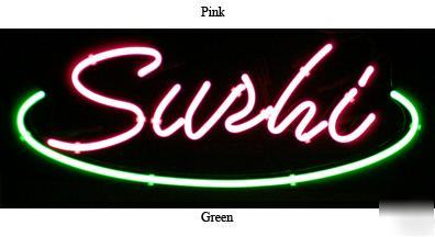 New brand neon sign - sushi