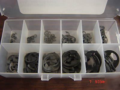 98 pc e-type retaining ring assortment kit m-4001 l