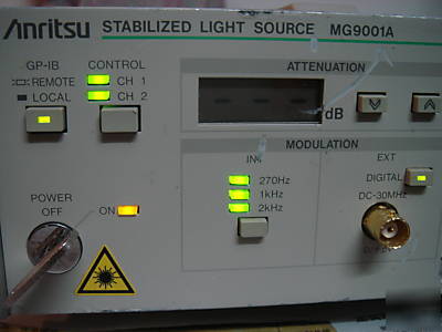 Anritsu MG9001A stabilized light source / tested