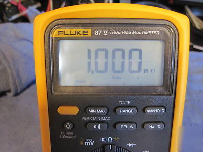 Fluke 87V dmm - absolutely perfect - temperature probe 