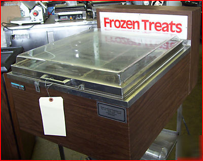 Ice cream merchandiser countertop freezer display skctm