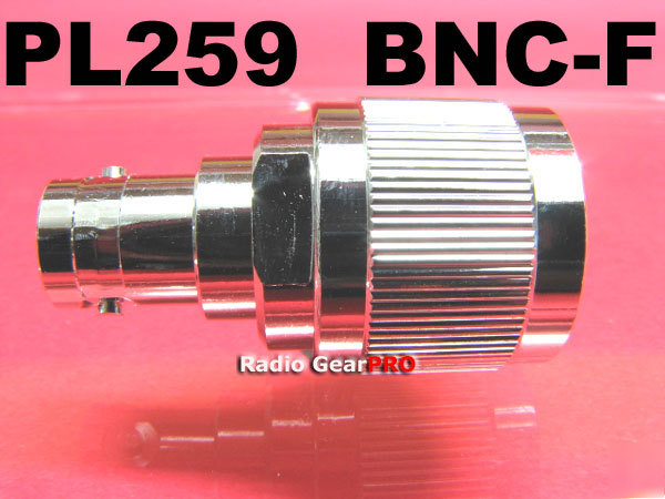 PL259 uhf to bnc female adapter for ft-8800R ft-8900R