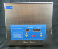 New commercial grade 3 liters heated ultrasonic cleaner