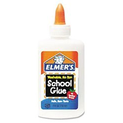 New elmer's washable school glue, 4 oz, liquid E304