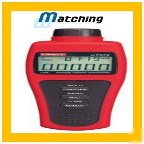 Uni-t UT372 RS232 usb digital tachometer 10-99999 rpm