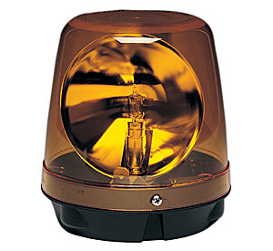 Pse 550 red rotating beacon 55 w halogen lamp mag mount