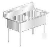 F2 series - two compartment sink - model 2F2-1818