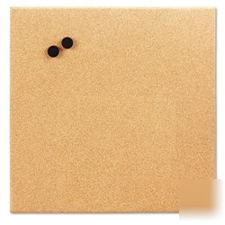 New magnetic canvas cork board, 17 x 17, unframed cork