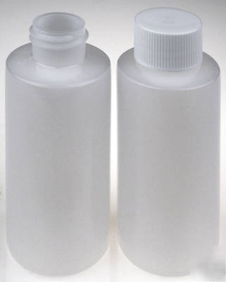 New plastic bottles w/white lids 2-oz., 36-pack, 