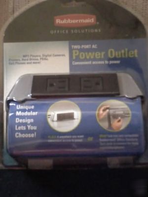 Rubbermaid office solutions two port ac power outlet