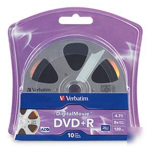 Verbatim digitalmovie 8X dvd+r media