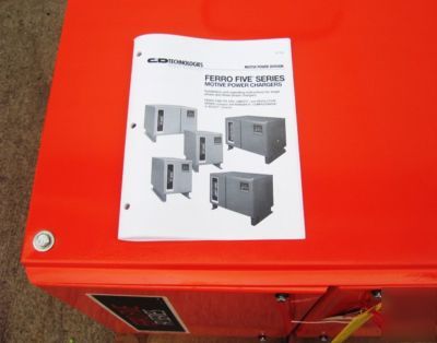 36 volt forklift battery charger, very clean & tested 