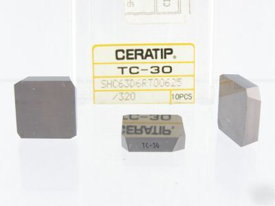 New 79 ceratip shc 63 D6R TC30 cermet inserts P299S