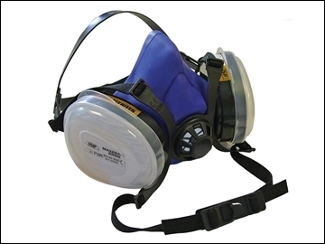 Scan twin half mask respirator + P2 dust filter cartrid