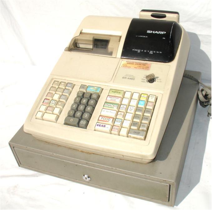 Sharp er-A460 pos electronic cash register/cash drawer