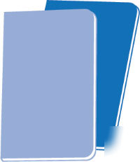 2 x moleskine volant notebook - pocket, blue, ruled