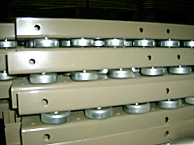 50 lewco inline pallet flow rails 10FT. pallet rack 