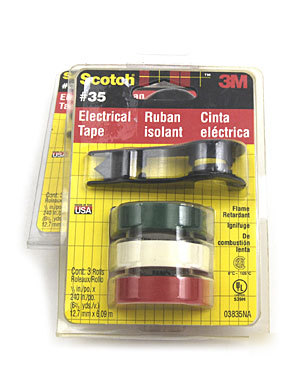 Lot of 2 3M #35 electrical tape 3 pack set