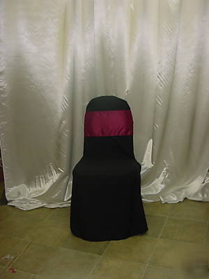 New brand banquet chair covers black, white, ivory