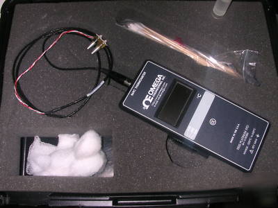 Omega 869C thermometer w/case plus extras