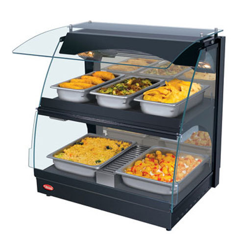 Hatco grcmw-1DH display cabinet, hot food, 2 pan dual s