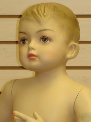 New brand flesh tone boy toddler mannequin baby-1