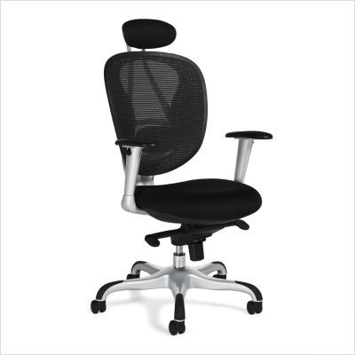 Commclad mesh executive chair with headrest