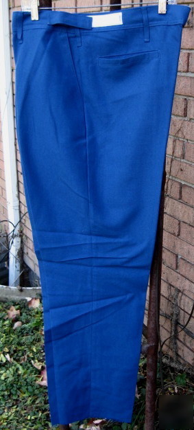 New * mens blue dress uniform nomex pants size 28 x 35