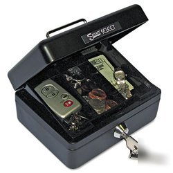 New select individual-size cash box, 4-compartment t...