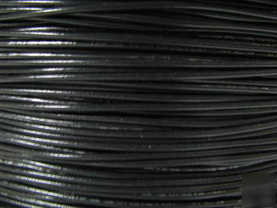 UL1007 22 awg hookup wire black reel of 1000 ft