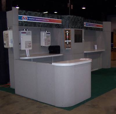 Trade show & exhibition booth for a 10' x 20' space