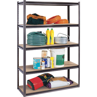 Gorilla rack steel-frame shelf unit 5 shelf 36WX18DX72H